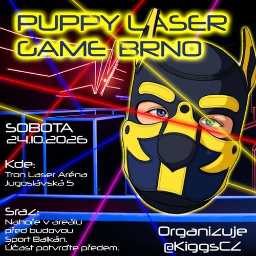 Puppy Laser game Brno - září