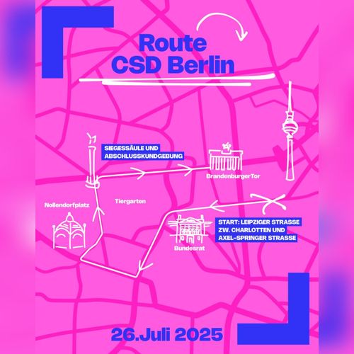 CSD Berlin Pride 2025 Denonstration