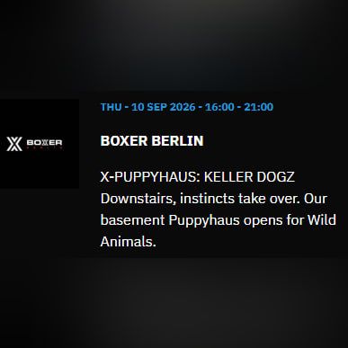 Folsom Europe - Boxer Berlin X-Puppyhaus / Keller DogZ