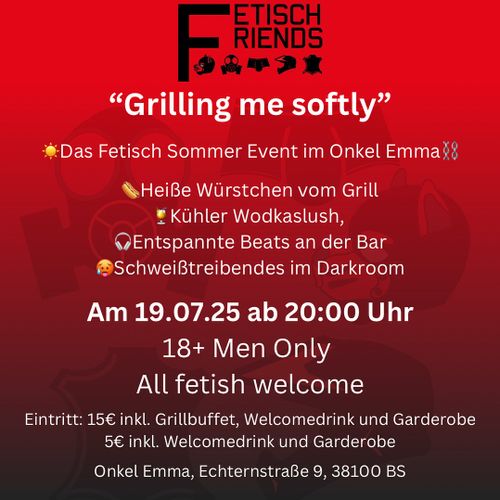 „Grilling me softly“ Sommerevent der Fetisch Friends