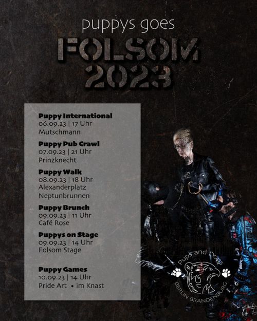 Puppies at Folsom Berlin