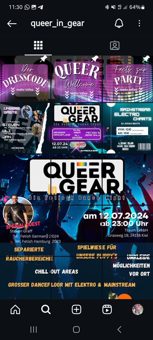 Queer in Gear (Fetish Dance Party)